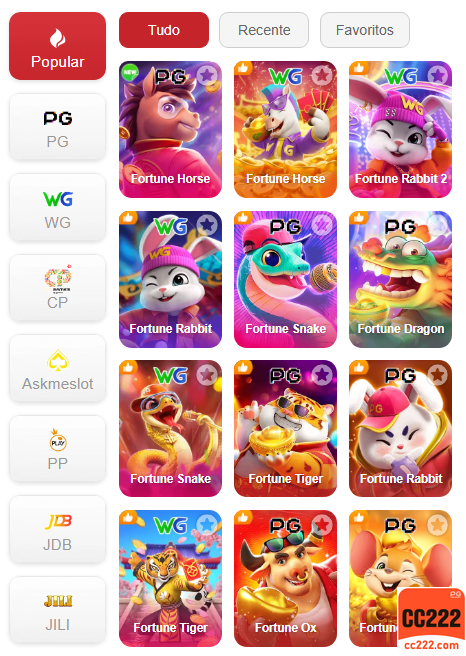 Experiência de Jogos cc222.com